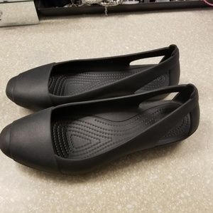 Crocs Black Sienna Flats